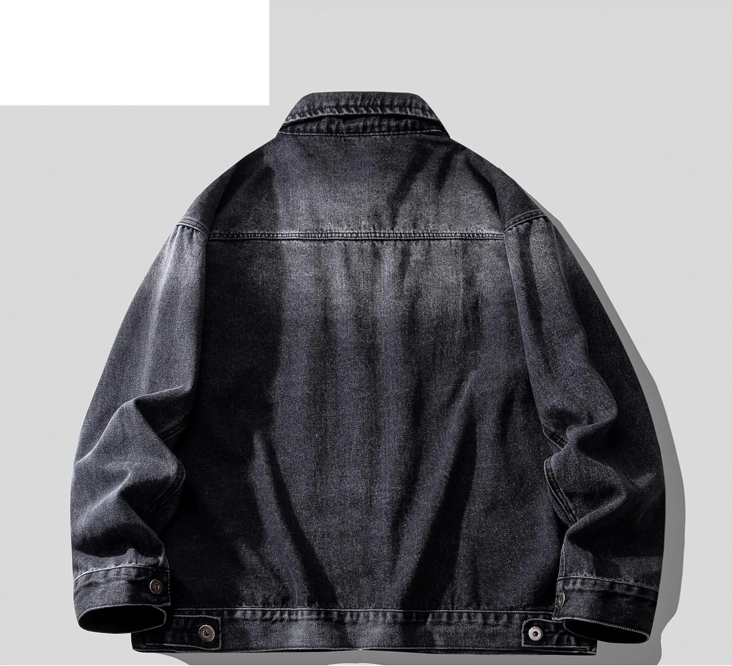 Men's Coat Spring Autumn American Workwear Lapel Casual Outerwear Denim Jacket