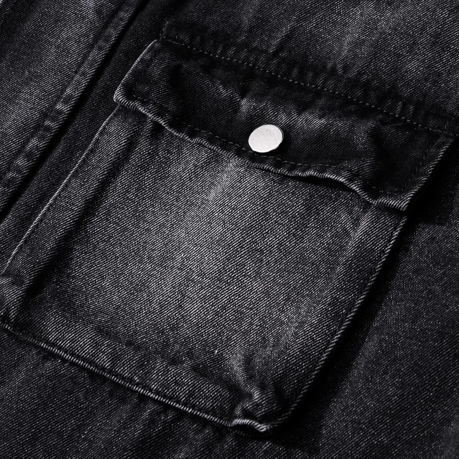 Men's Coat Spring Autumn American Workwear Lapel Casual Outerwear Denim Jacket