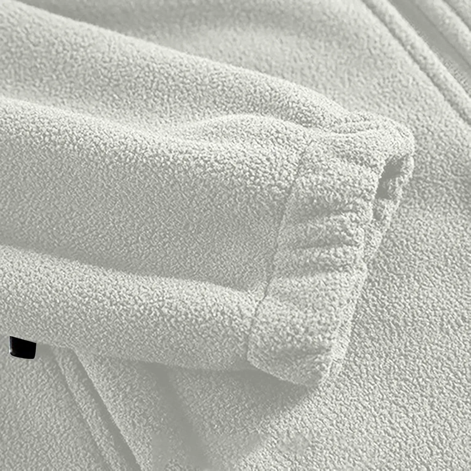 Men's Fleece Jackets Oversized Casual Full Zip Coats Outdoor Sports Hunting Coats with Zipper Pockets Winter Warm Jacket