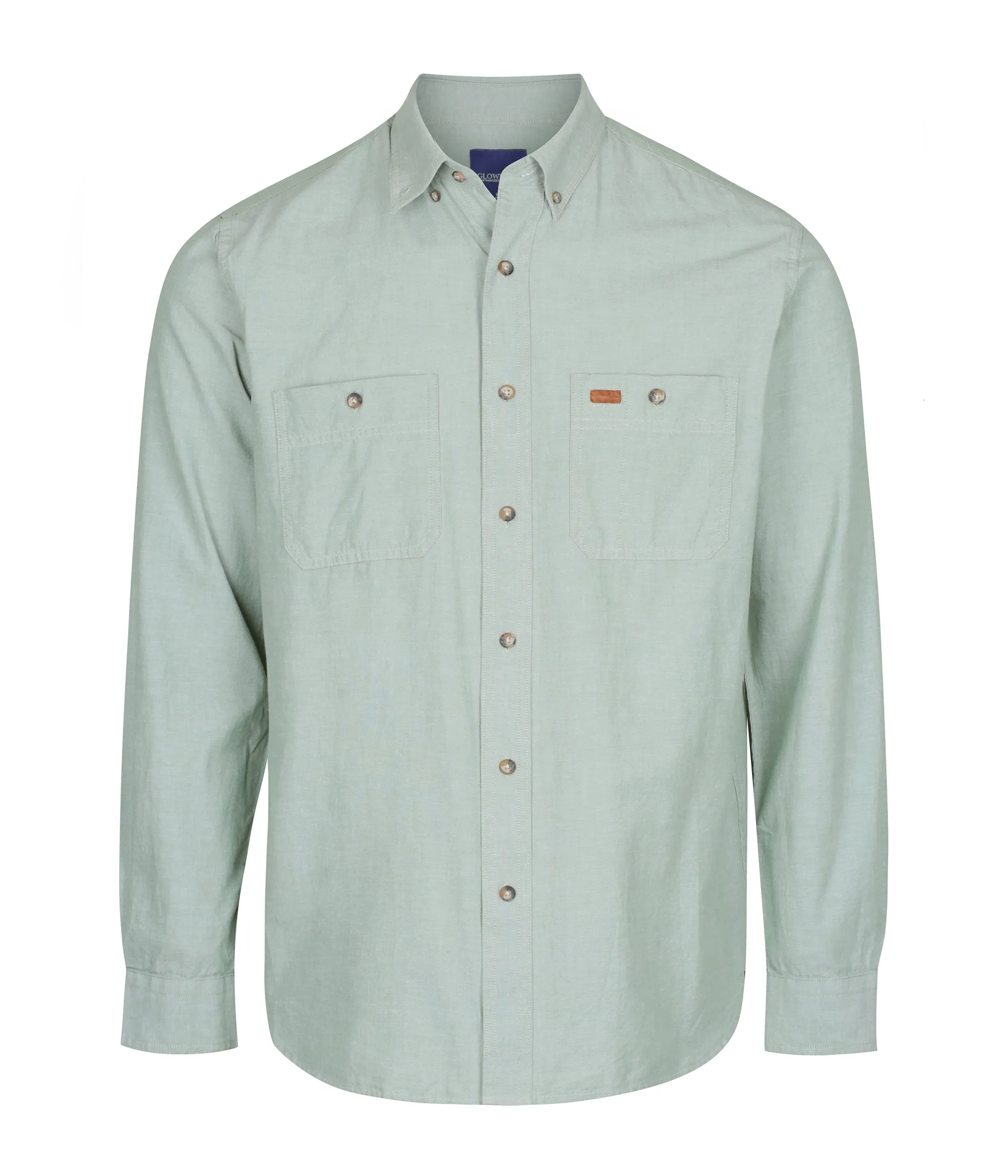 Men's Industrial Chambray Long Sleeve Shirt - 5045LN