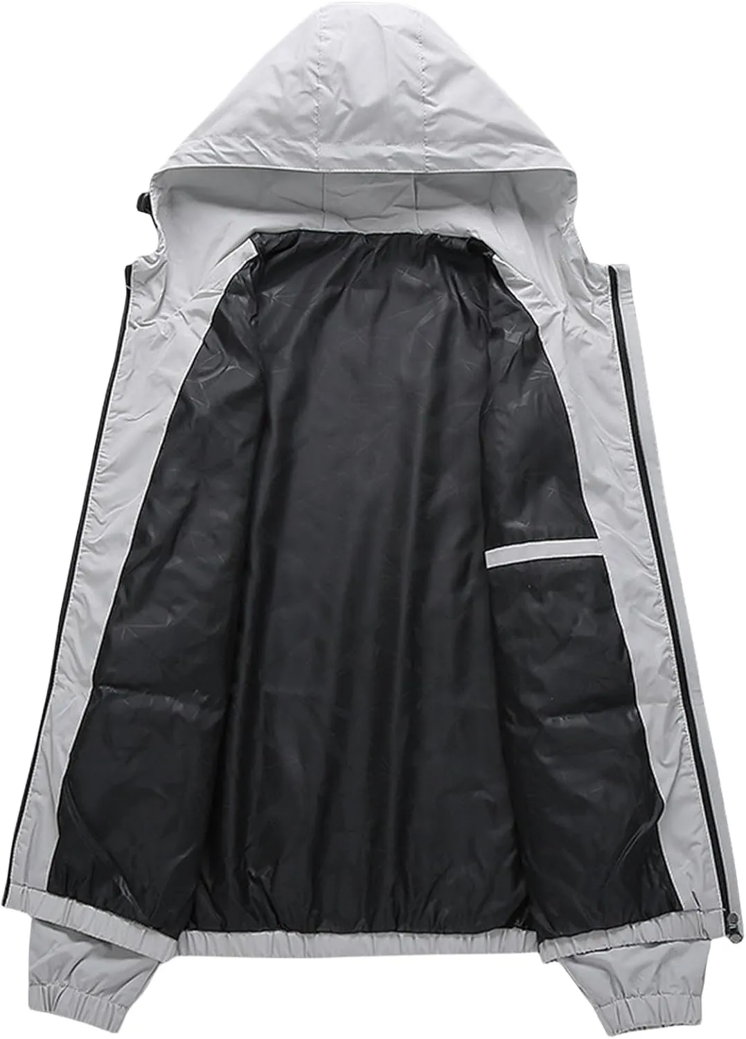 Men's Lightweight Softshell Jacket Wind and Water Resistant Jacket Hooded Military Tactical Coat for Outdoor Hiking