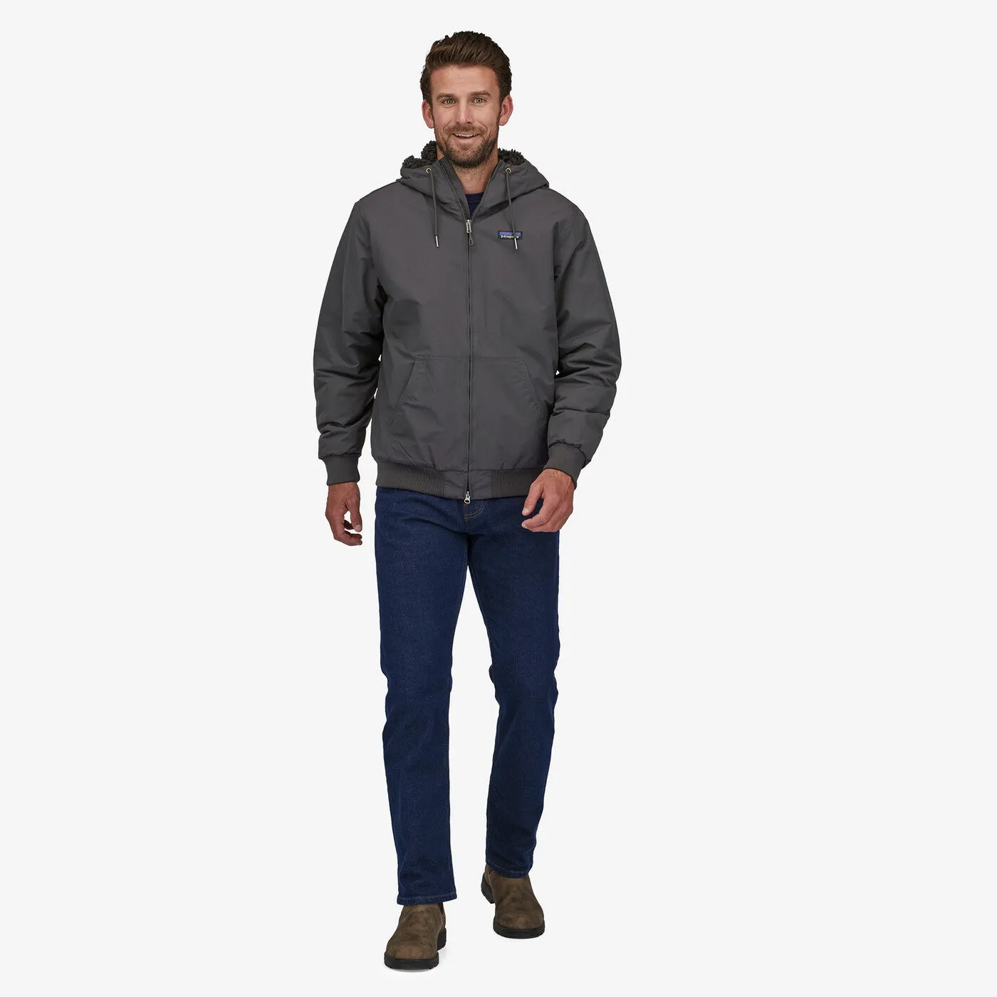 Men's Lined Isthmus Hoody - Ink Black