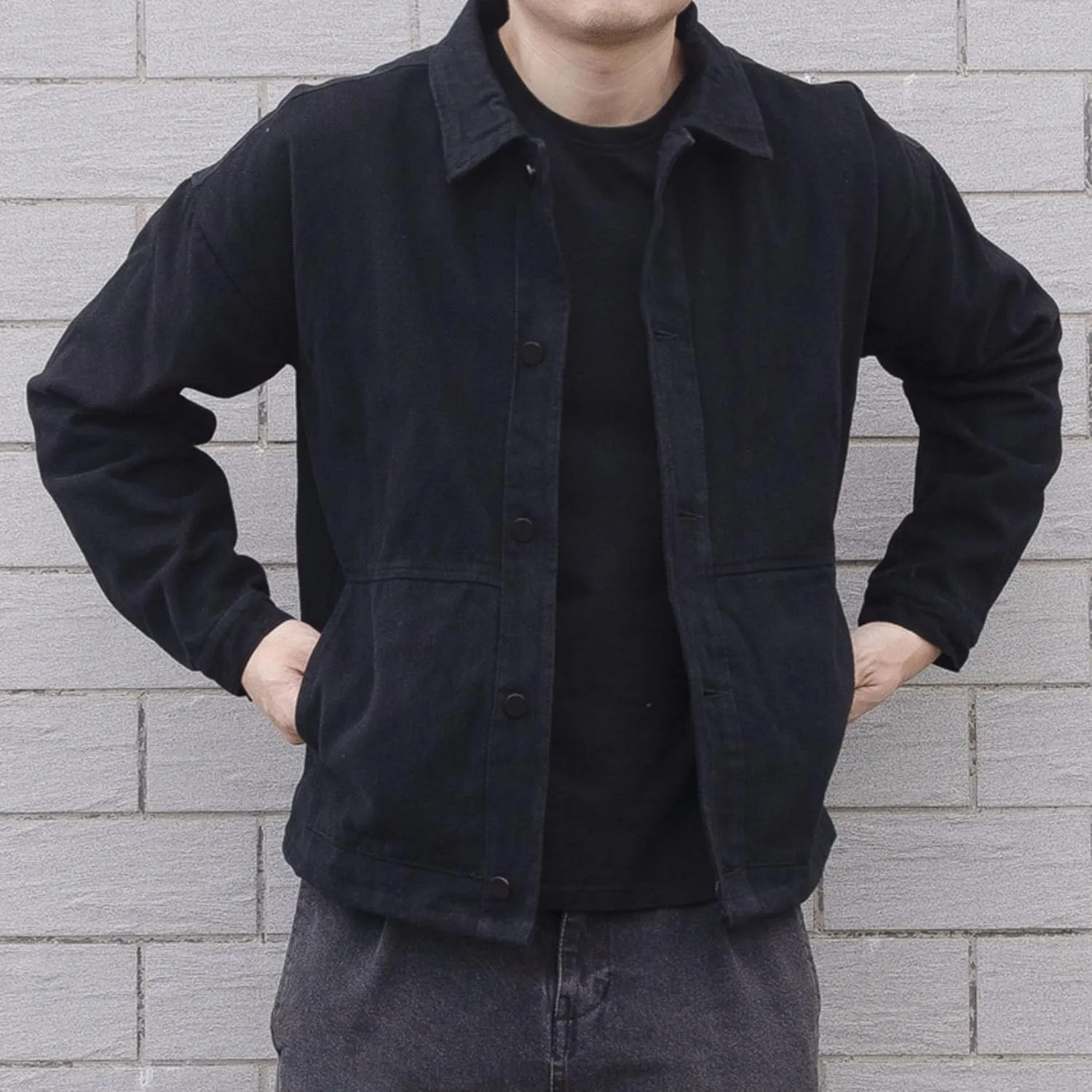 Mens Loose Fit Jean Jacket Slim Fit Casual Outerwear Trucker Coat Lightweight Bomber Denim Jackets