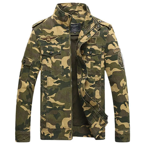Mens Military Camo Jackets