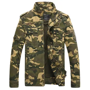 Mens Military Camo Jackets