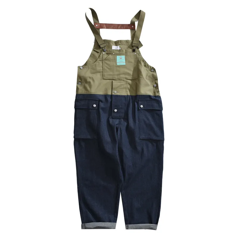 Men's Relaxed Fit Denim Overalls