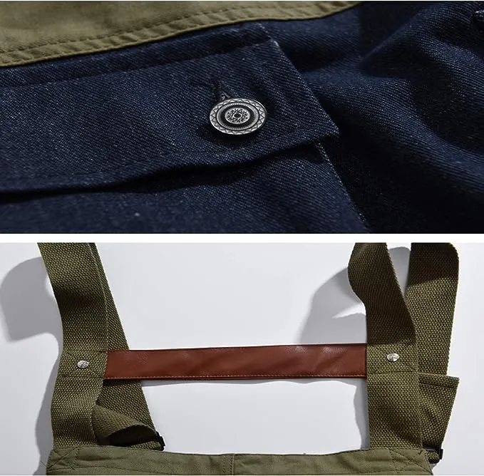 Men's Relaxed Fit Denim Overalls