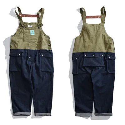 Men's Relaxed Fit Denim Overalls