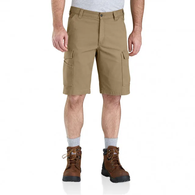 Men's Rugged Flex Relaxed Fit Canvas Cargo Work Short