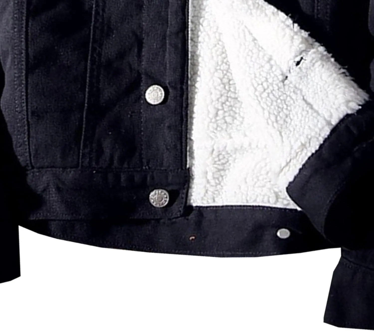 Men's Sherpa Fleece Lined Denim Jacket Thicken Cowboy Jean Jacket Warm Winter Trucker Jacket