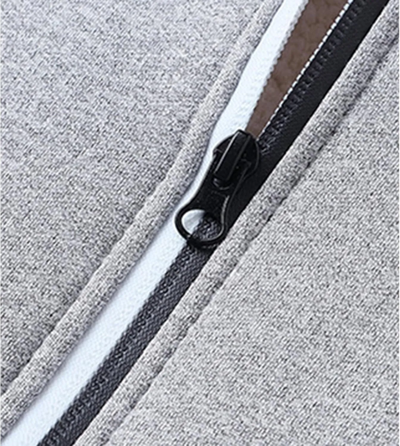 Men's Sherpa Hoodies Jacket Zip Up Fleece Lined Sweatshirt Winter Warm Jackets Hooded Casual Work Tops with Pocket