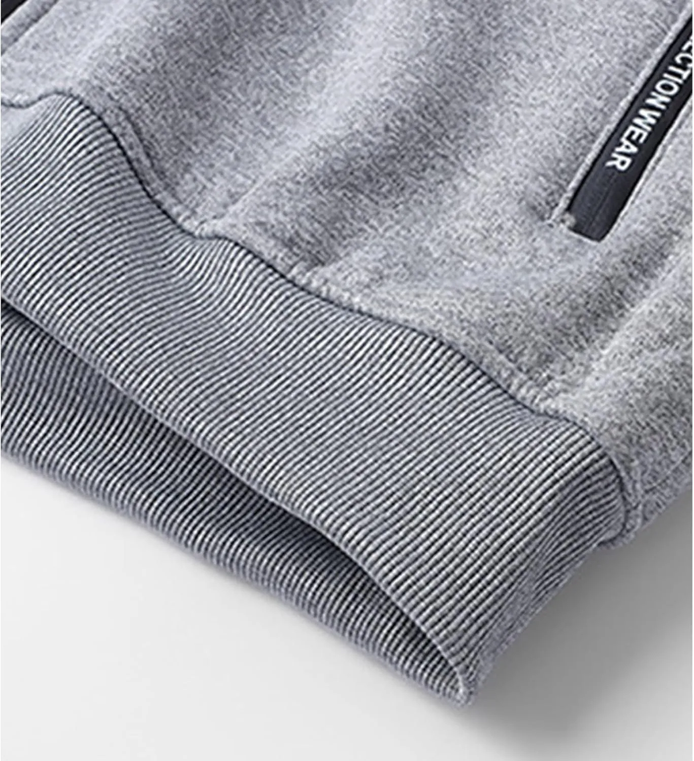 Men's Sherpa Hoodies Jacket Zip Up Fleece Lined Sweatshirt Winter Warm Jackets Hooded Casual Work Tops with Pocket