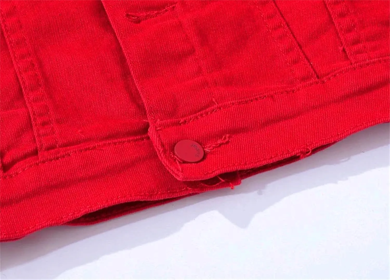Men's Spring Denim Jacket Classic Slim Fit Casual Outerwear Long-Sleeved Trucker Denim Coats
