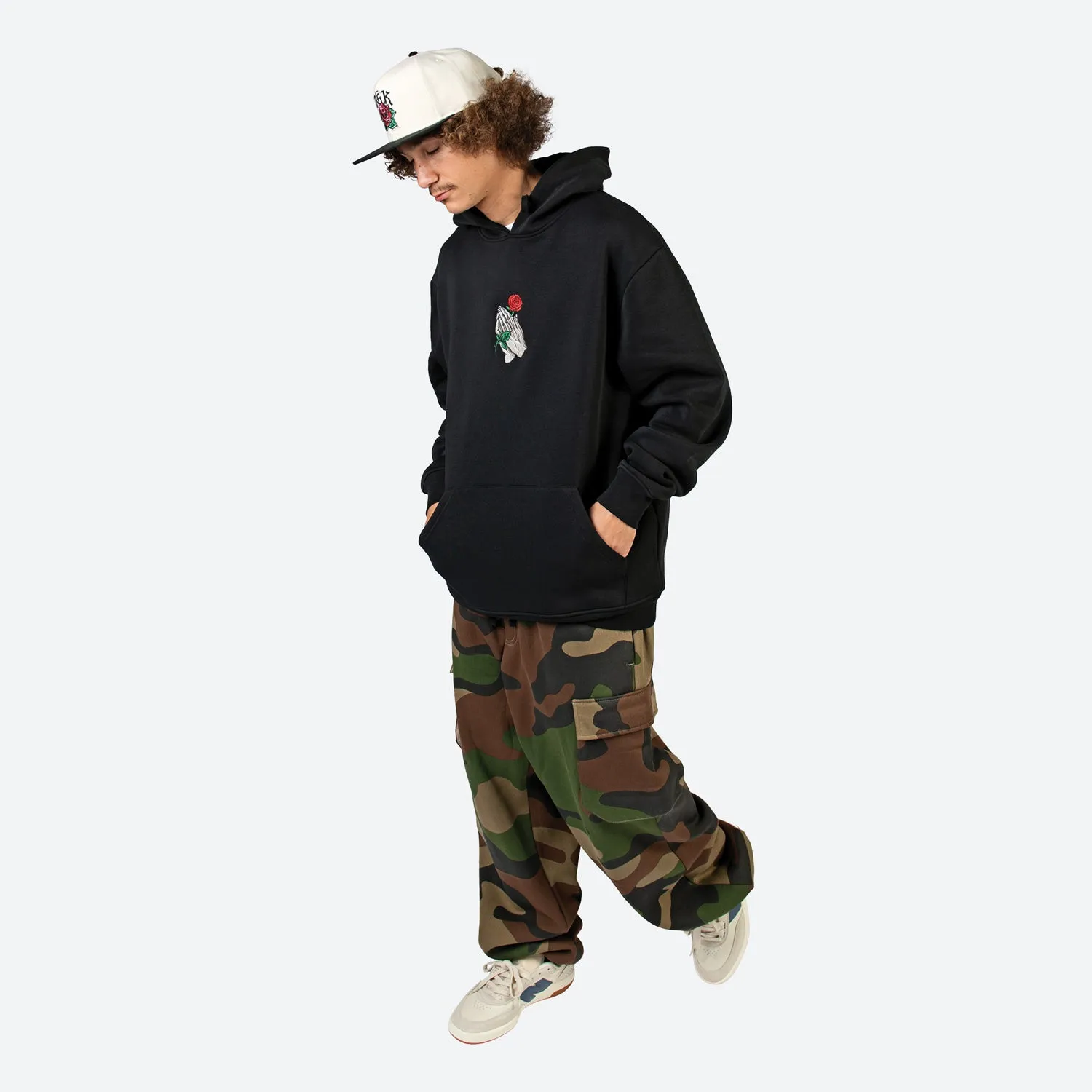 Mercy Embroidered Hooded Fleece
