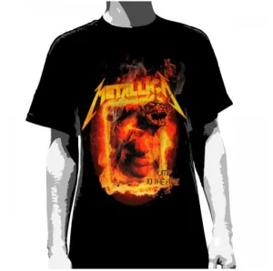 Metallica Fire Frame Unisex Tee T-Shirt