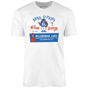 Mike Ditka's Willow Lounge - Willowbrook, IL - Vintage Bowling Alley - Unisex T-Shirt