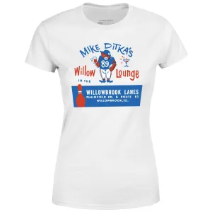 Mike Ditka's Willow Lounge - Willowbrook, IL - Vintage Bowling Alley - Women's T-Shirt