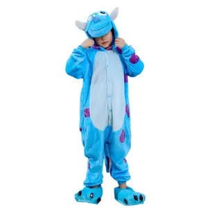 Mike Monster Kigurumi Pajamas Sullivan Kid Costumes