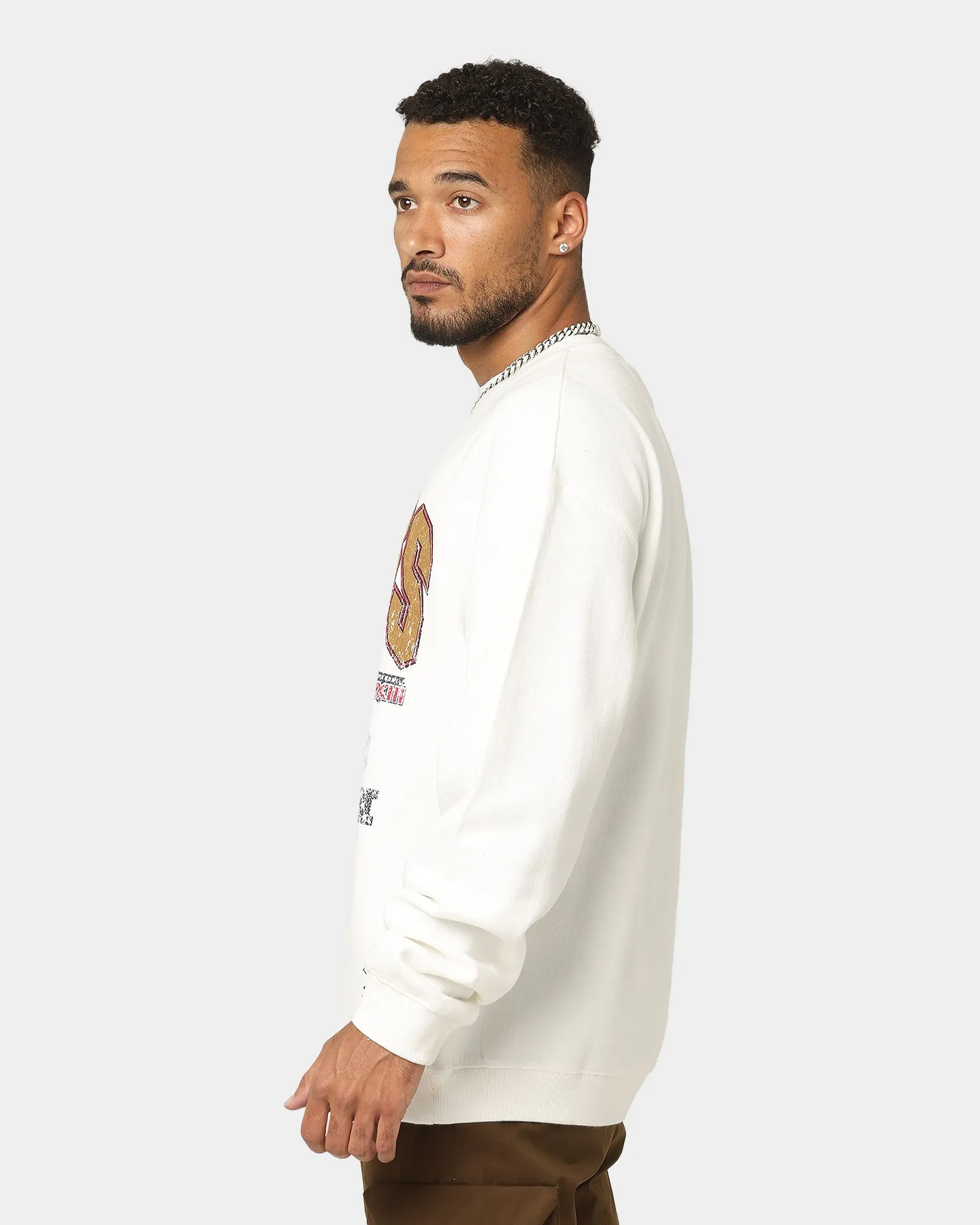 Mitchell & Ness San Francisco 49ers Vintage Super Bowl Crewneck Vintage White