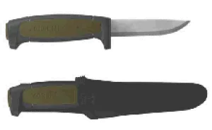 Mora Basic 511 in Black with Military Green trim #13249