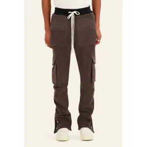 Mouty Brown Corduroy Cargo Pants