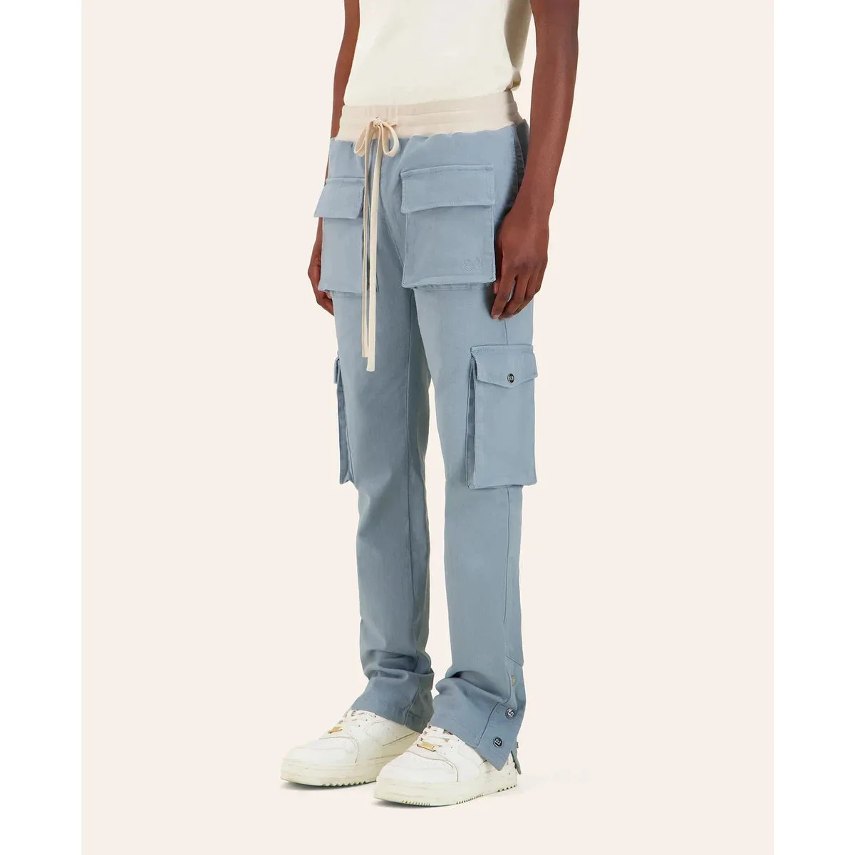 Mouty Light Blue Cargo Pants