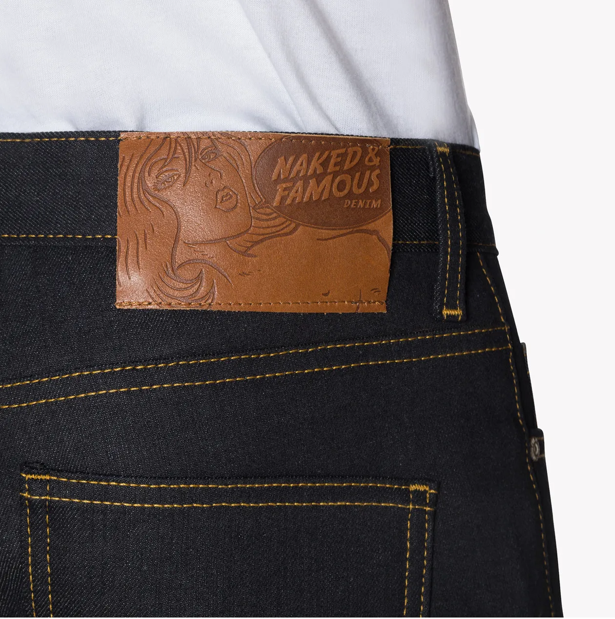 Naked & Famous Deep Indigo Stretch Selvedge - Super Guy