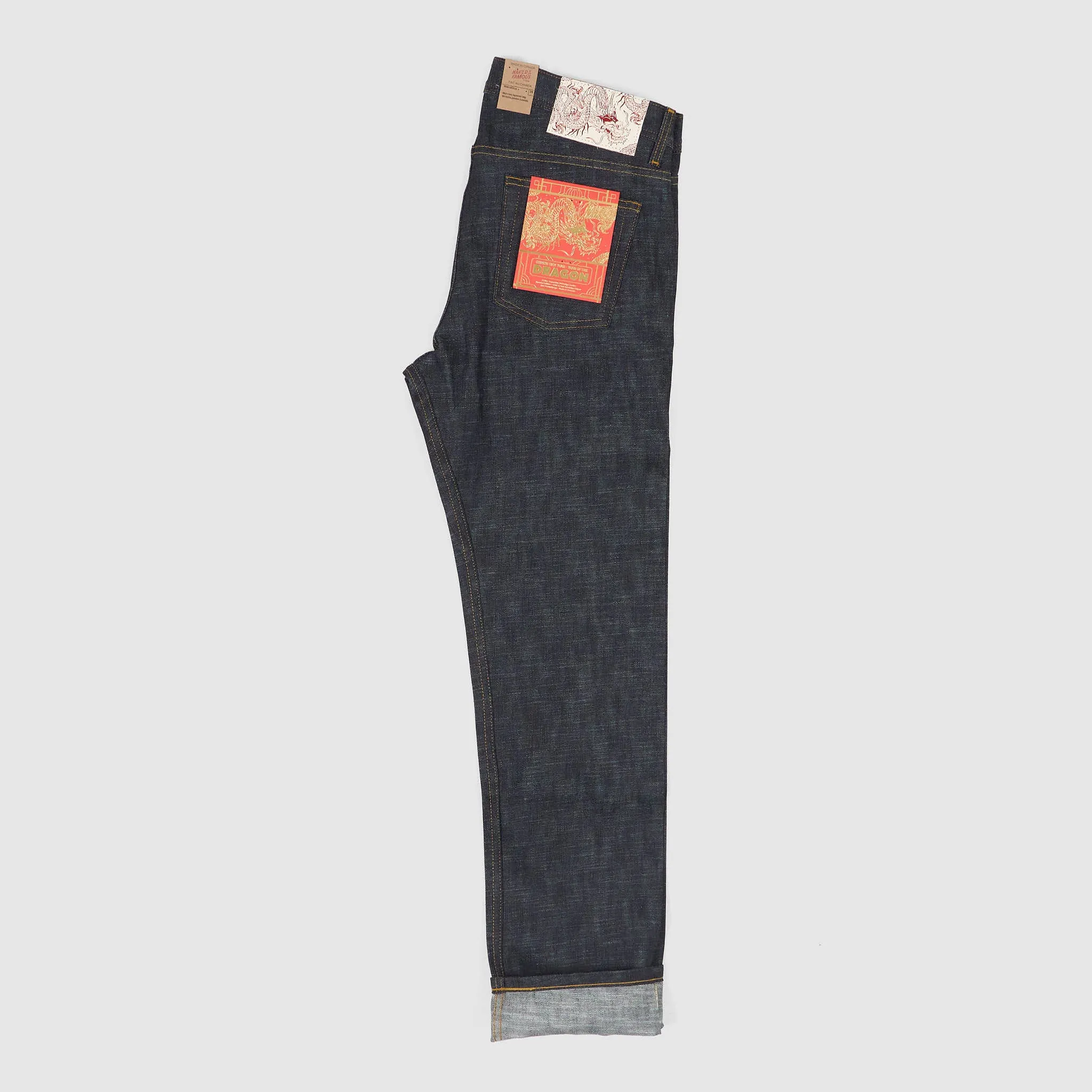 Naked & Famous Limited Edition Year Of The Dragon Weird Guy Jeans