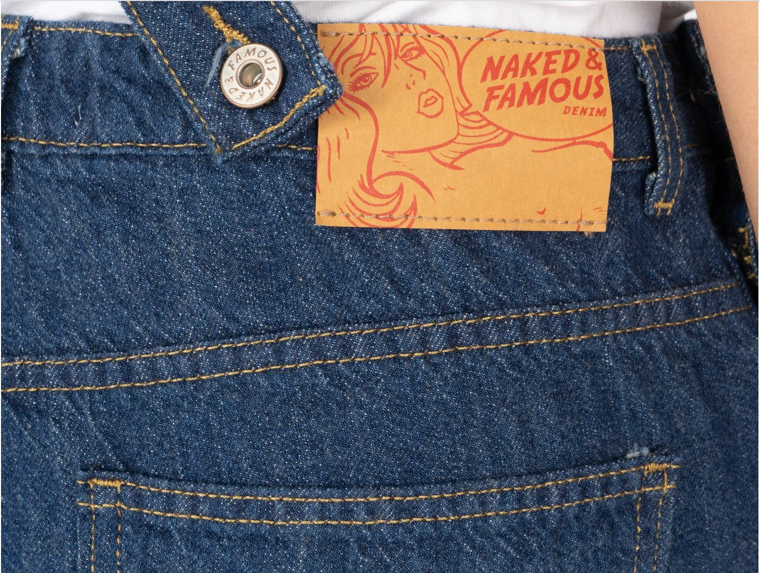 Naked & Famous Straight Leg Overall - New Frontier Selvedge Denim - Indigo