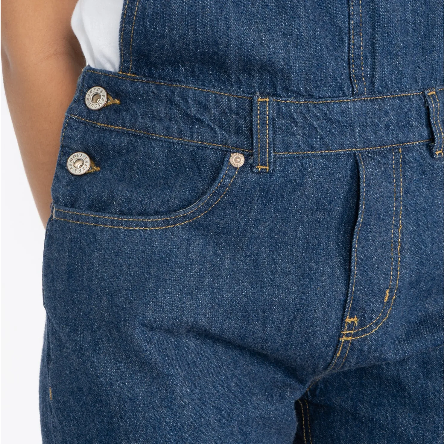 Naked & Famous Straight Leg Overall - New Frontier Selvedge Denim - Indigo