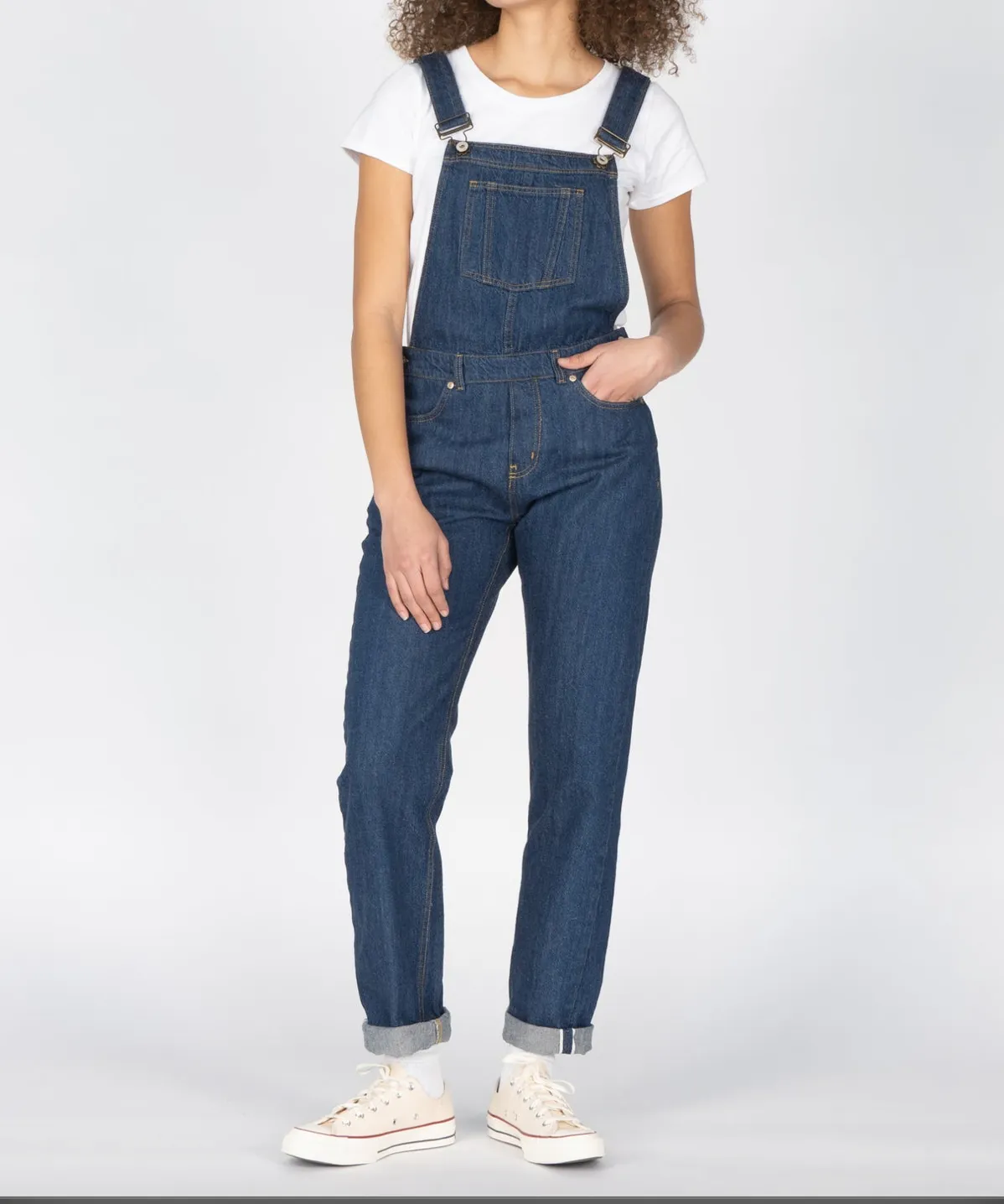 Naked & Famous Straight Leg Overall - New Frontier Selvedge Denim - Indigo