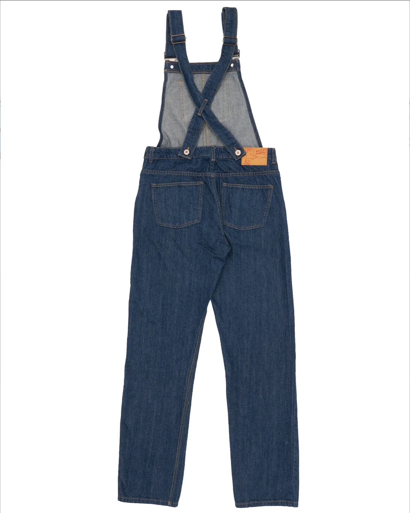 Naked & Famous Straight Leg Overall - New Frontier Selvedge Denim - Indigo