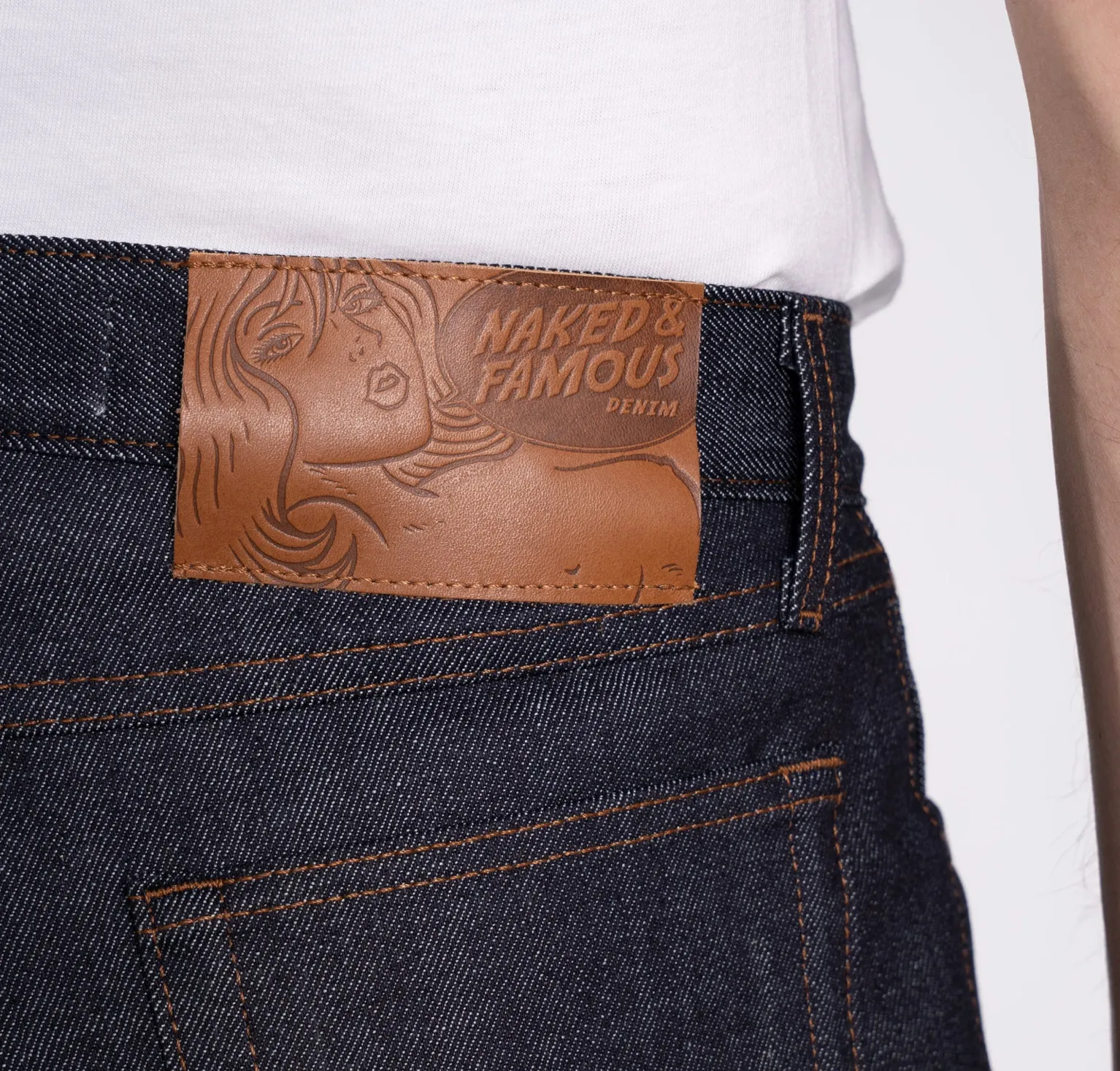 Naked & Famous Stretch Selvedge - True Guy - Indigo - ExCl