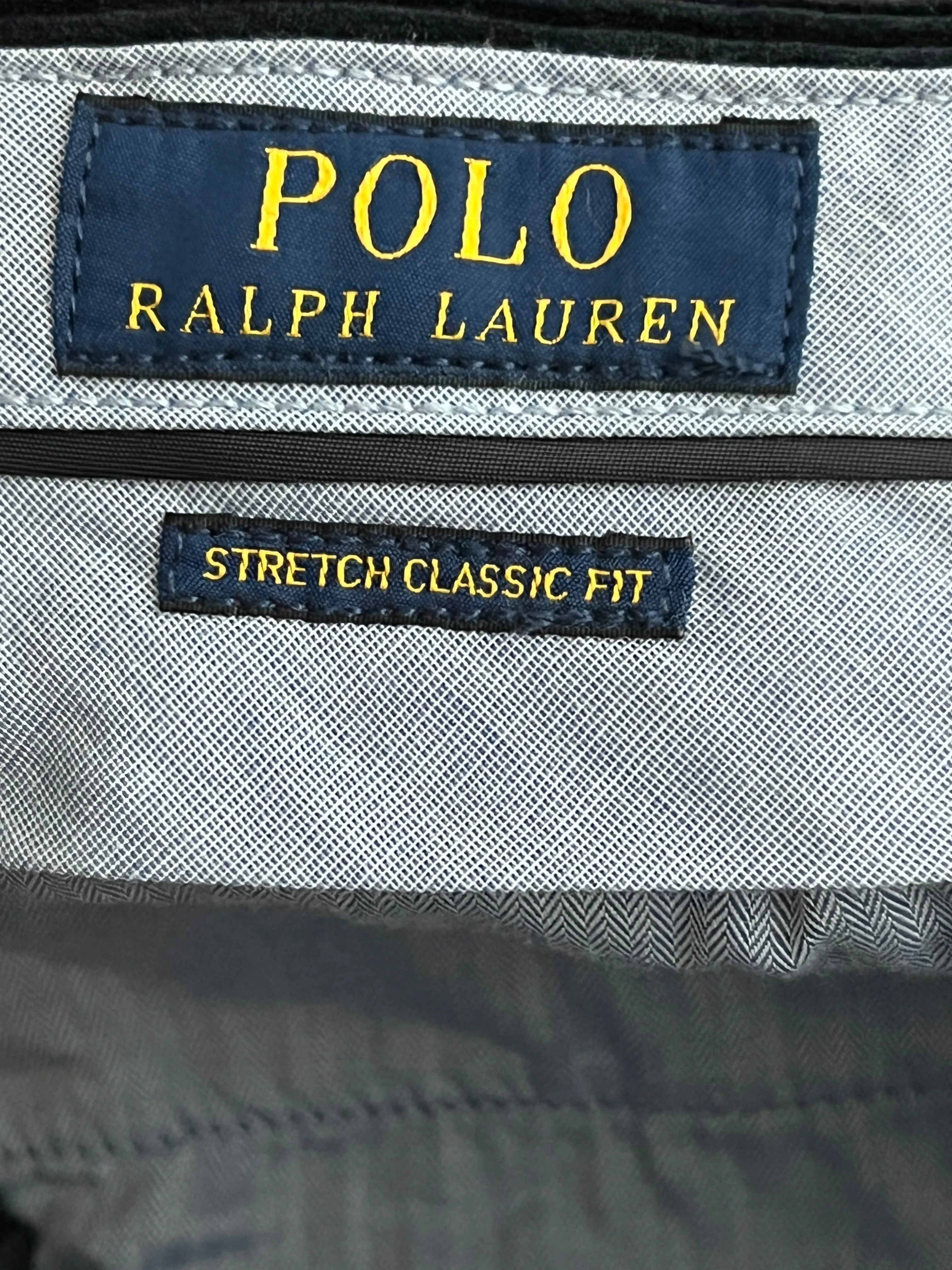 Navy Corduroy Cotton Stretch Classic Fit Pants