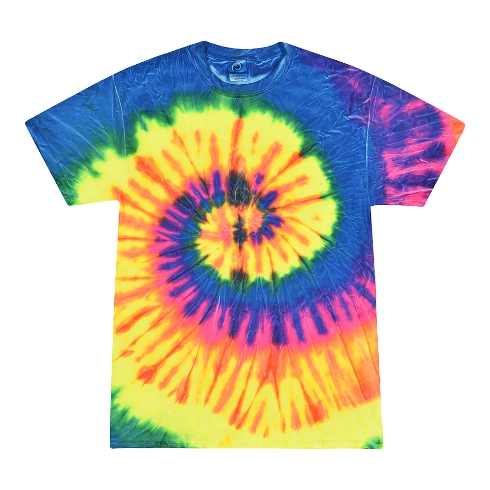 Neon Rainbow Tie Dye T-Shirt (CLEARANCE)