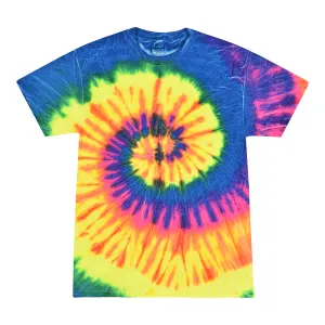 Neon Rainbow Tie Dye T-Shirt (CLEARANCE)