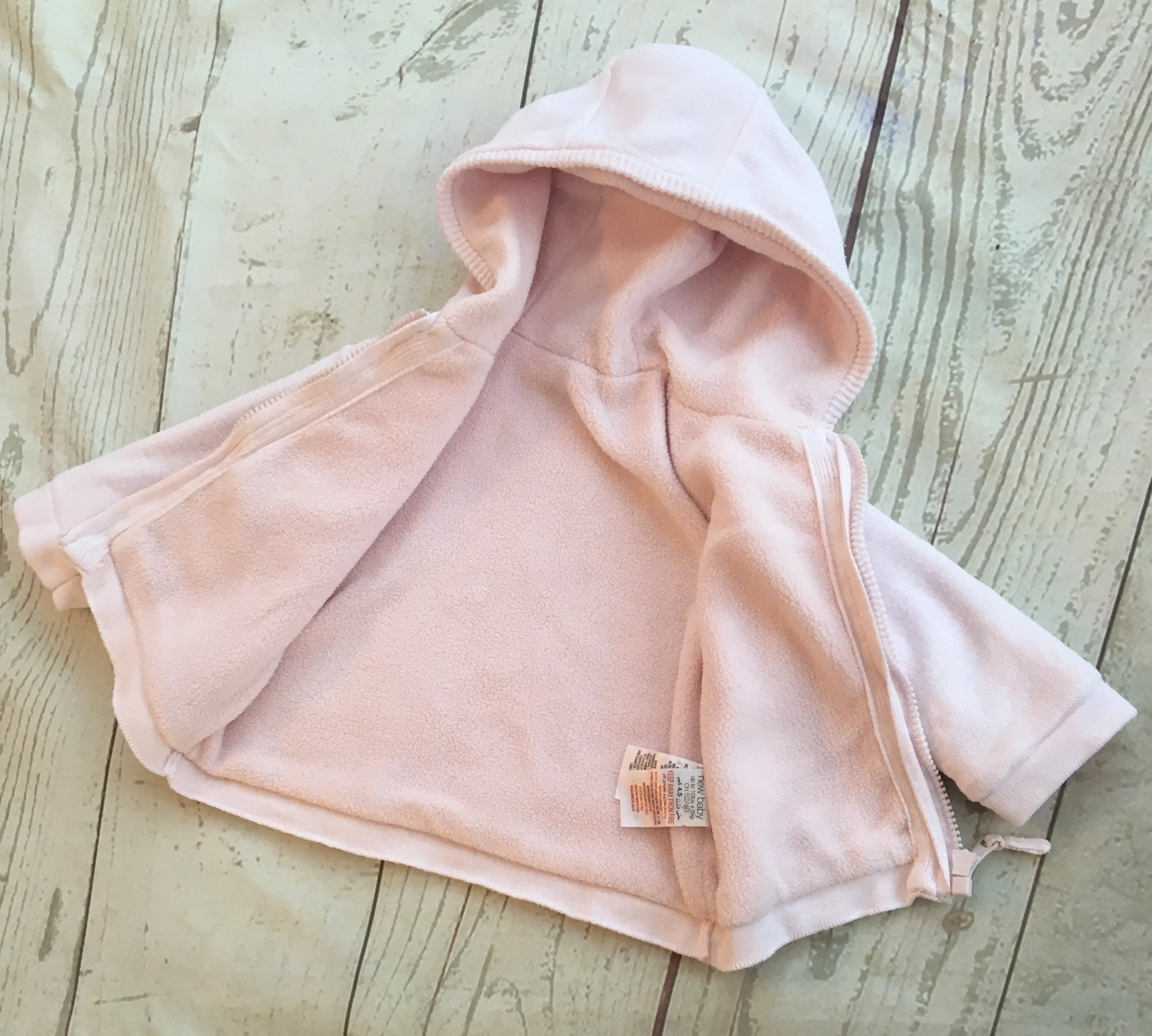 New Baby Fleece Lined Knitted Cardigan