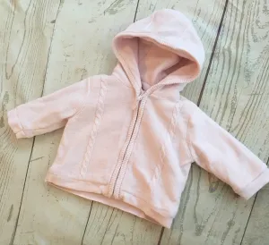 New Baby Fleece Lined Knitted Cardigan