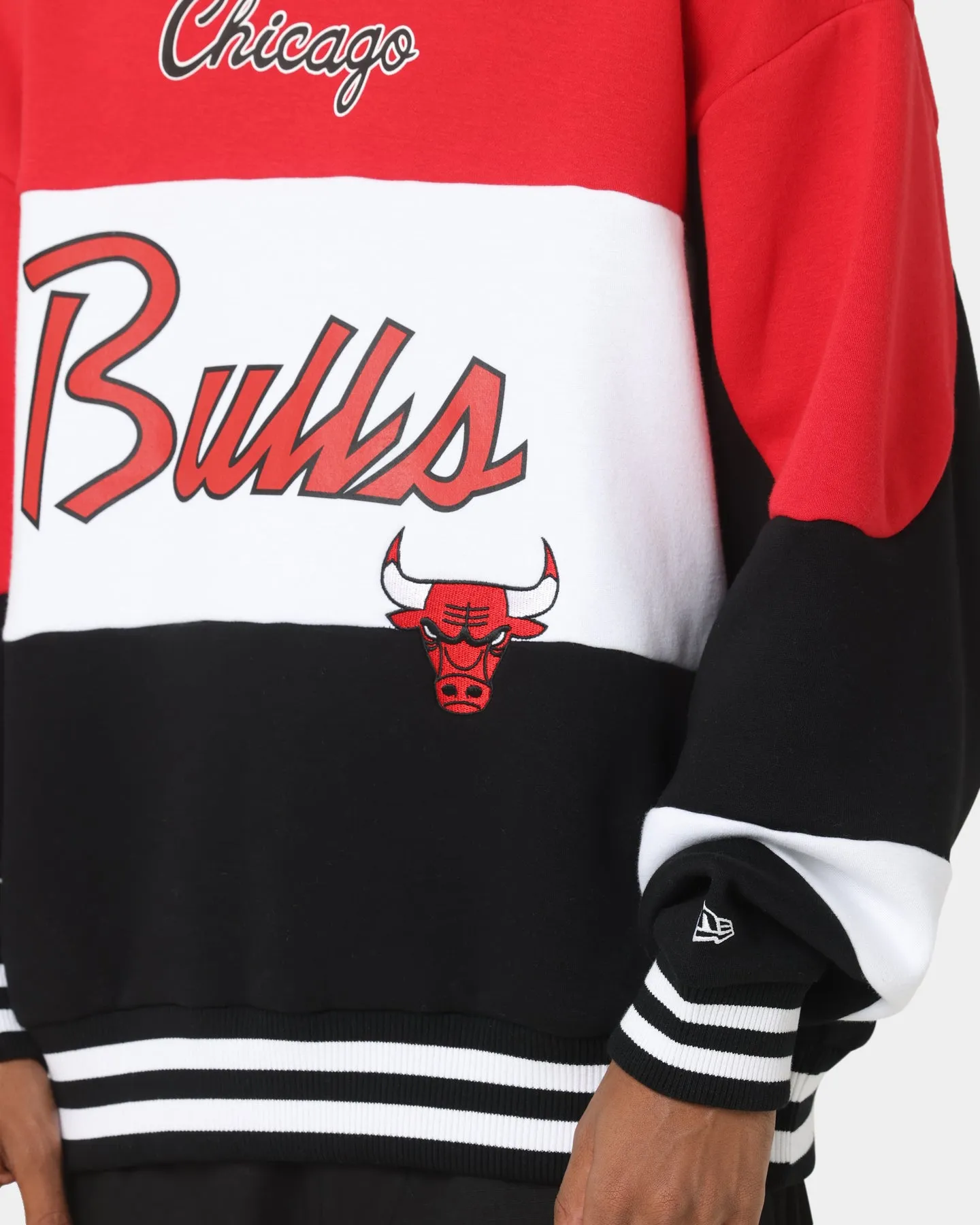 New Era Chicago Bulls Crewneck Black/White/Red