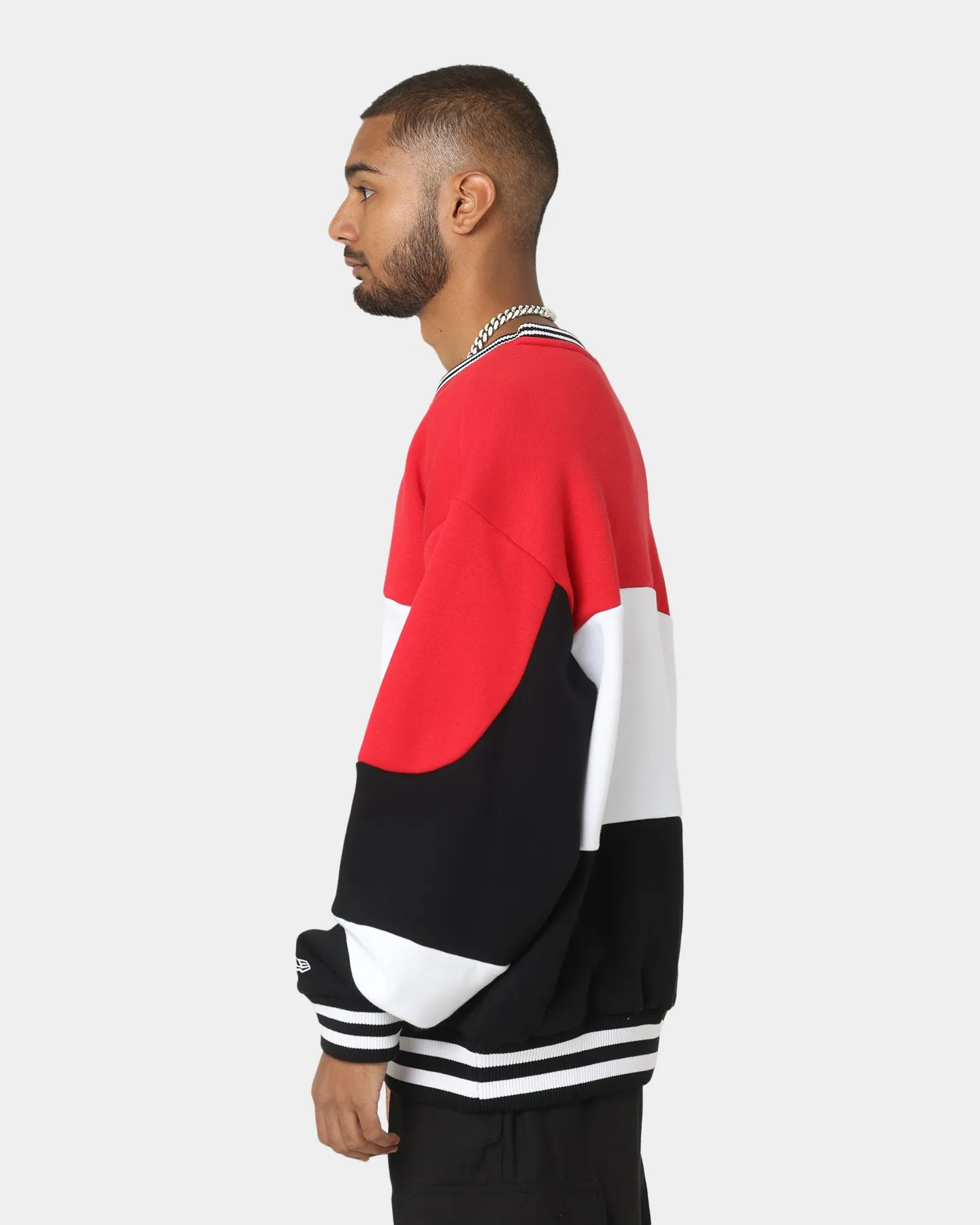 New Era Chicago Bulls Crewneck Black/White/Red