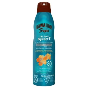 NEW Hawaiian Tropic® Island Sport® Sweat Resistant Sunscreen Spray, SPF 30, 170g - Exp. 02/2026