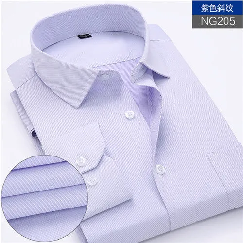 New Men's work shirts Long sleeve dress shirts