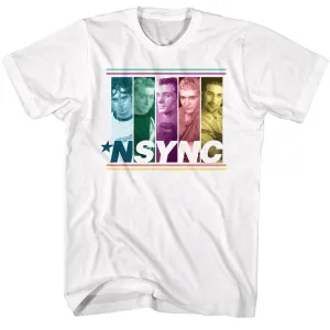 *NSYNC - Multicolored Boxes T-Shirt