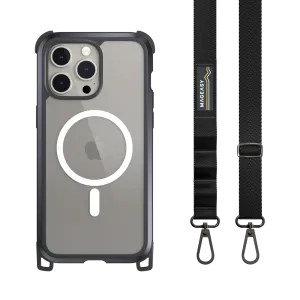 Odyssey M   Strap Rugged Utility Protective iPhone 15 Case with Lanyard