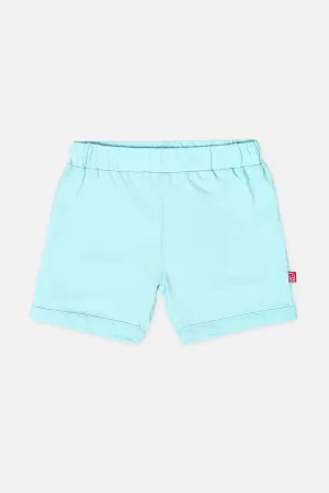 Oh Baby Comfy Shorts Knitted Light Blue-Sr02