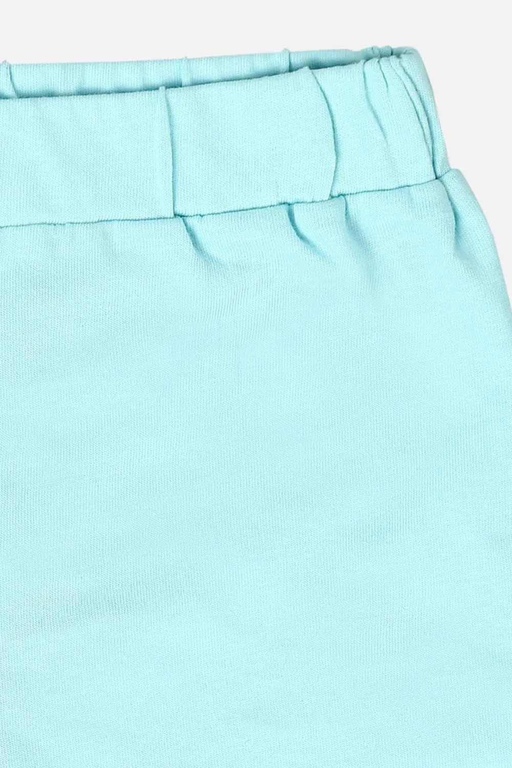 Oh Baby Comfy Shorts Knitted Light Blue-Sr02