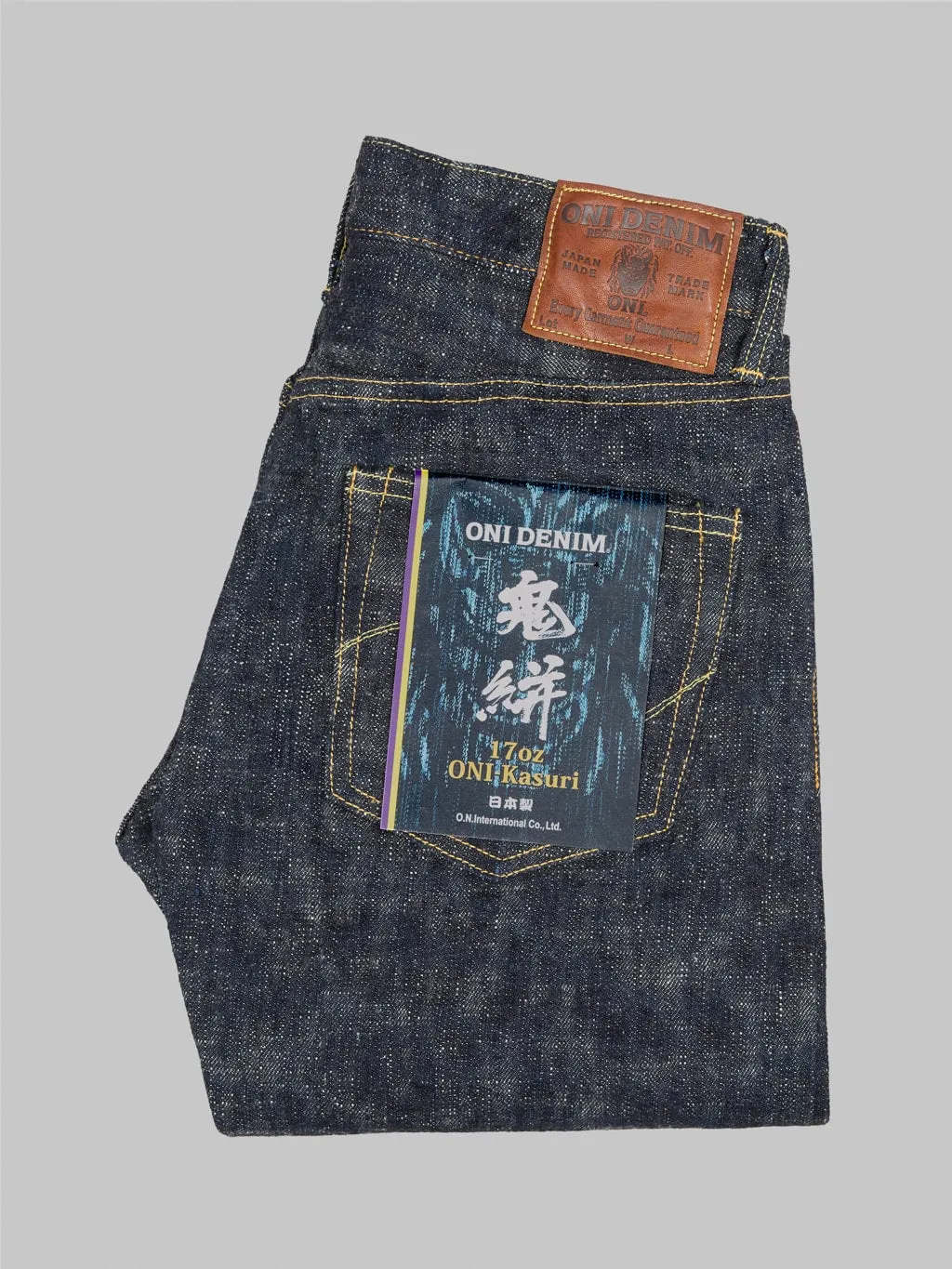 ONI Denim 246 "Kasuri" 17oz Neat Straight Jeans