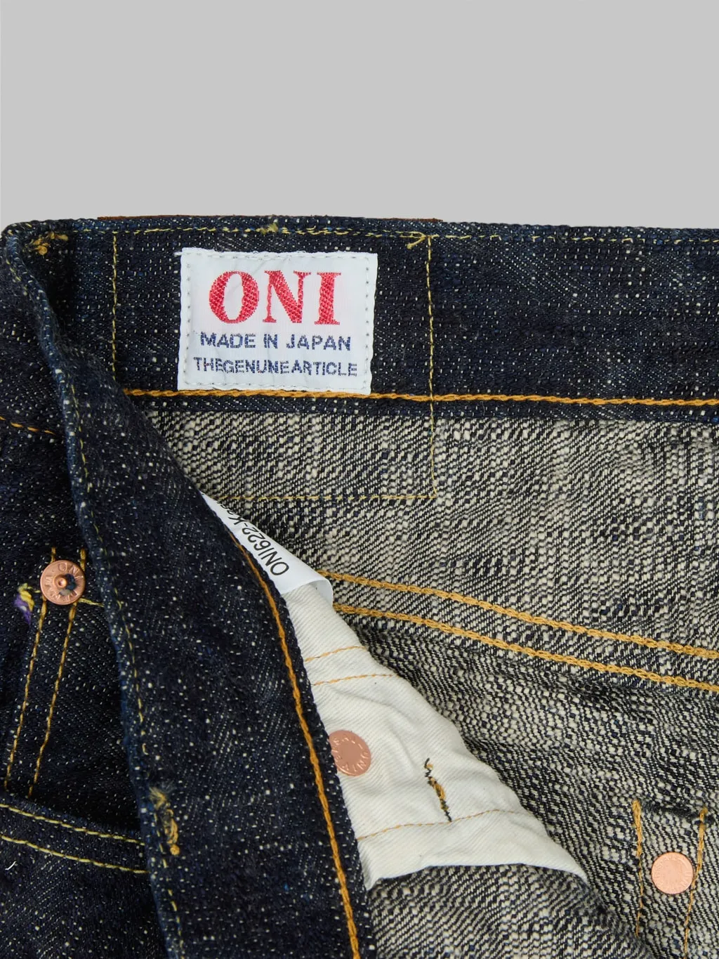 ONI Denim 246 "Kasuri" 17oz Neat Straight Jeans
