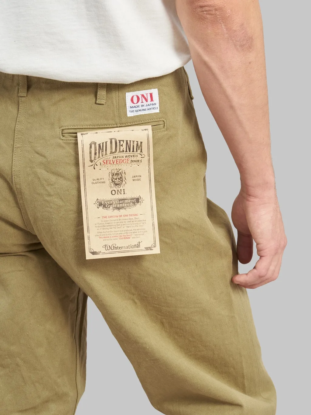 ONI Denim 777-BRD "British Drill" Wide Trousers