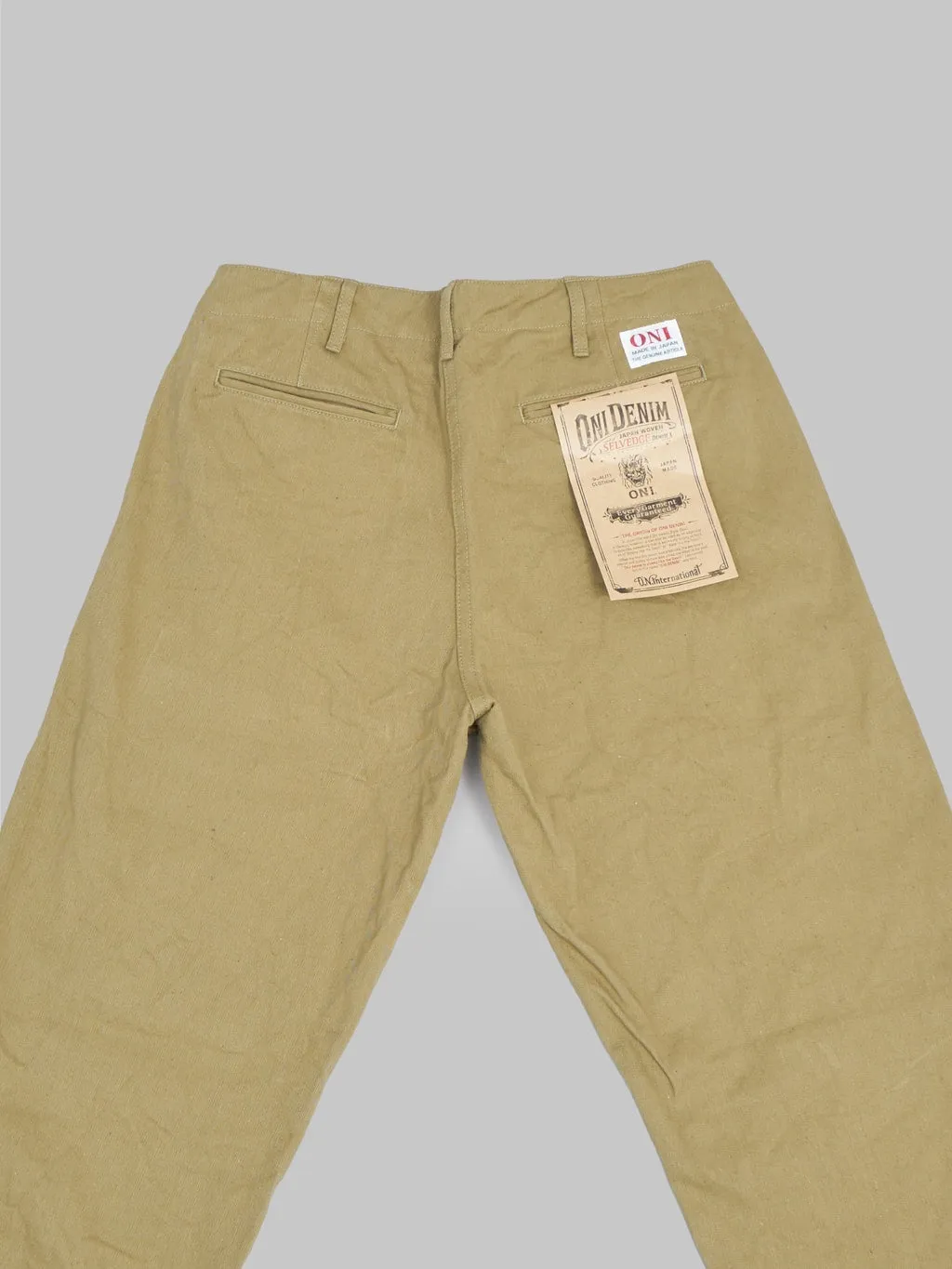 ONI Denim 777-BRD "British Drill" Wide Trousers